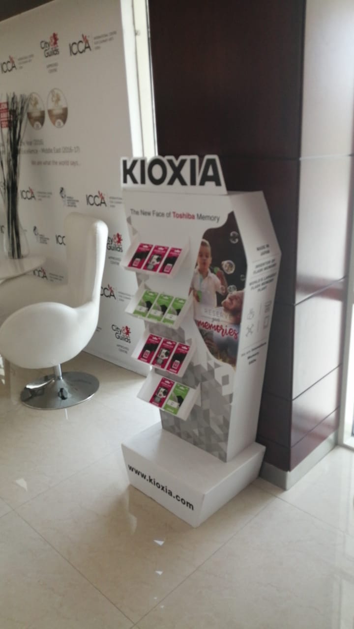 Kioxia ICCA Display Stand 1